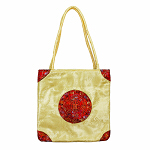 Tasche aus Seide, mit Glückssymbol, Handtaschen, Asiatisch, 6588